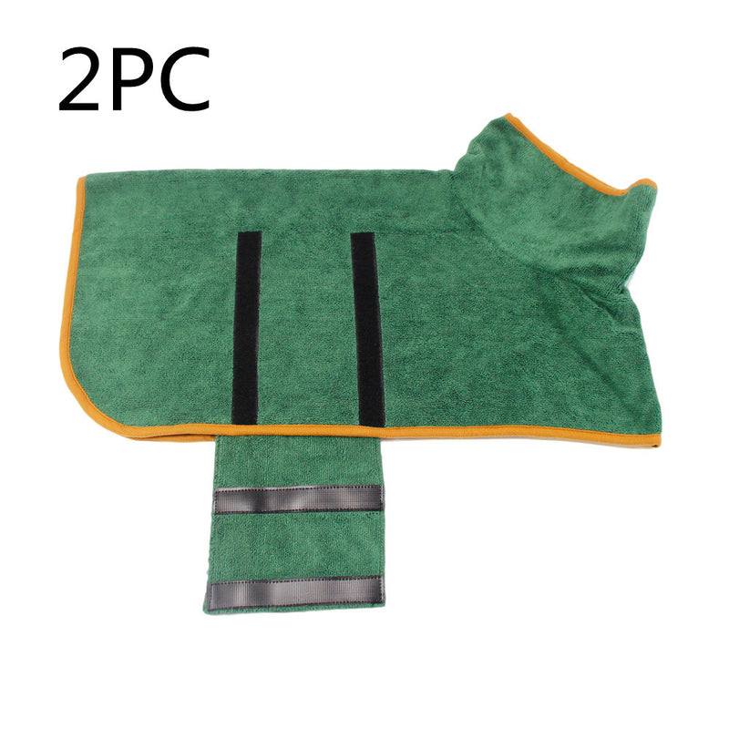 Load image into Gallery viewer, Absorbent Pet Bathrobe With Waist-wrapped Microfiber
