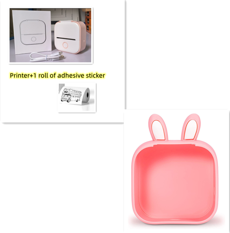 Load image into Gallery viewer, Portable Mini Thermal Label Printer Home Photo Printer
