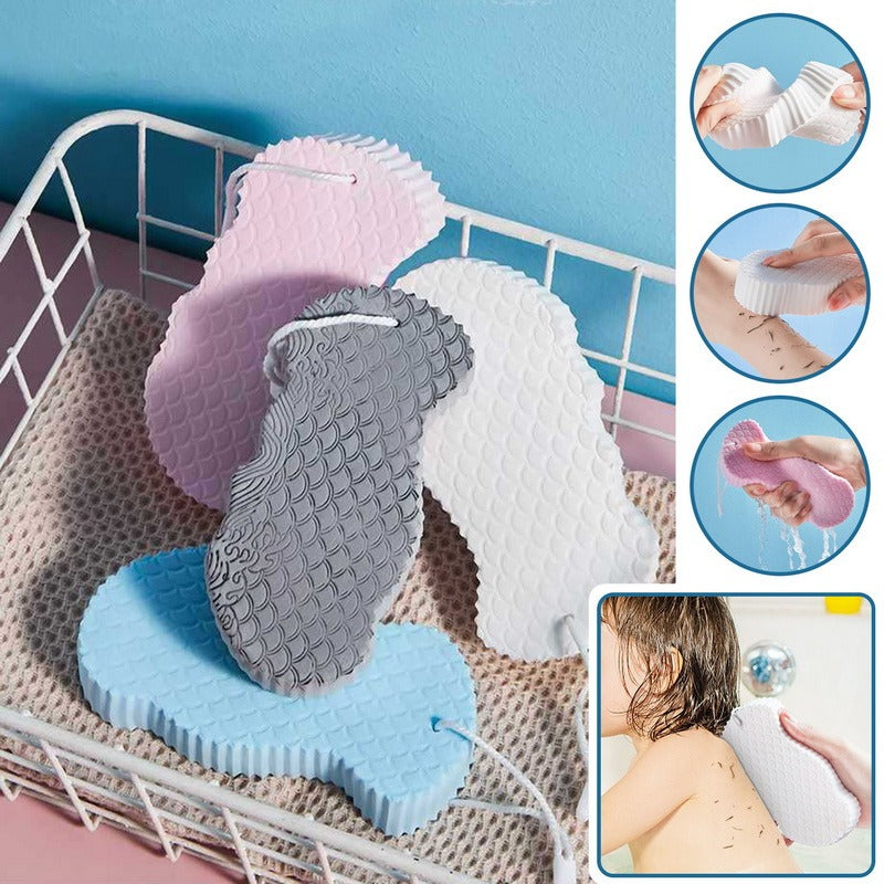 Load image into Gallery viewer, 3D Body Rubbing Sponge Fish Scale Pattern Three-dimensional Bath Ball
