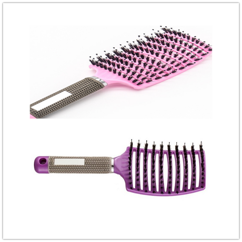 Load image into Gallery viewer, Hairbrush Anti Klit Brushy Haarborstel Women Detangler
