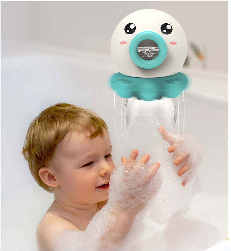 Load image into Gallery viewer, Octopus Fountain Bath Toy Water Jet Rotating Shower
