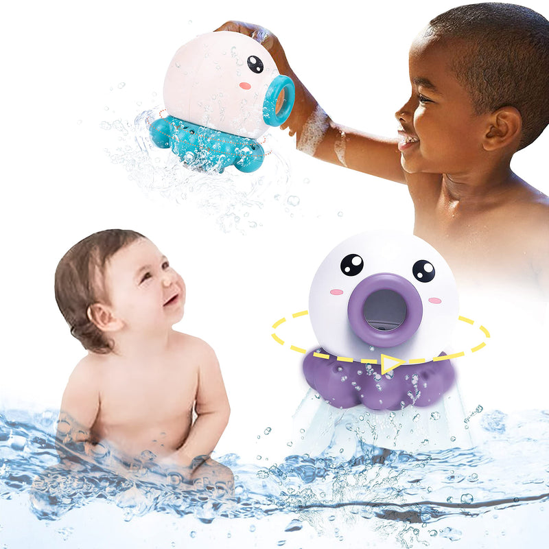 Load image into Gallery viewer, Octopus Fountain Bath Toy Water Jet Rotating Shower
