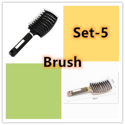 Hairbrush Anti Klit Brushy Haarborstel Women Detangler