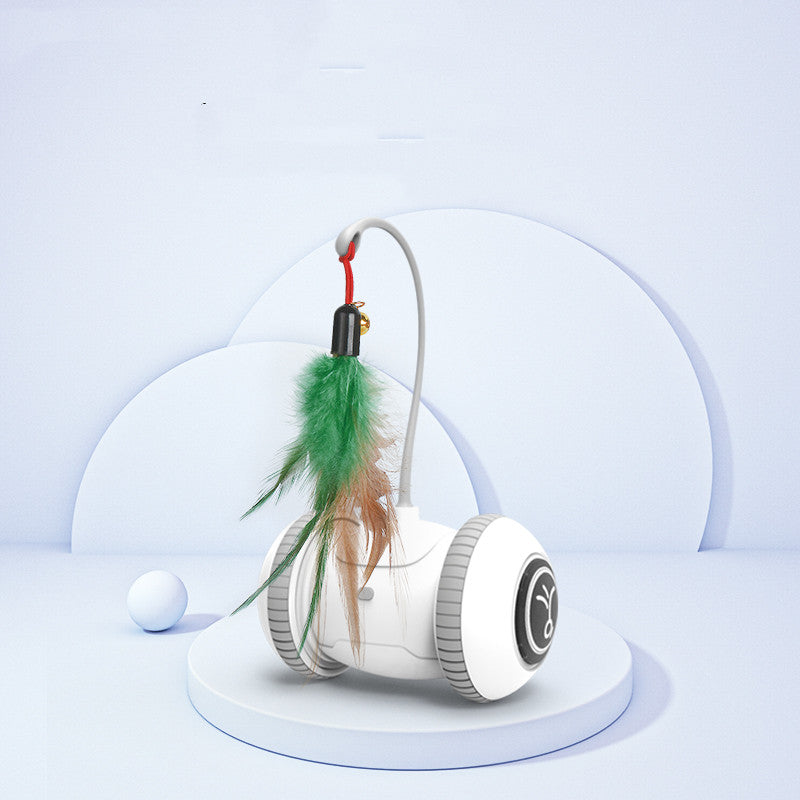 Load image into Gallery viewer, Interactive Cat Toy With Interchangeable Heads  Pet Feather Toys
