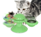 Load image into Gallery viewer, Cat Rotating Windmill Multi-Function Toys Itch Scratching Device Teeth Shining Toy
