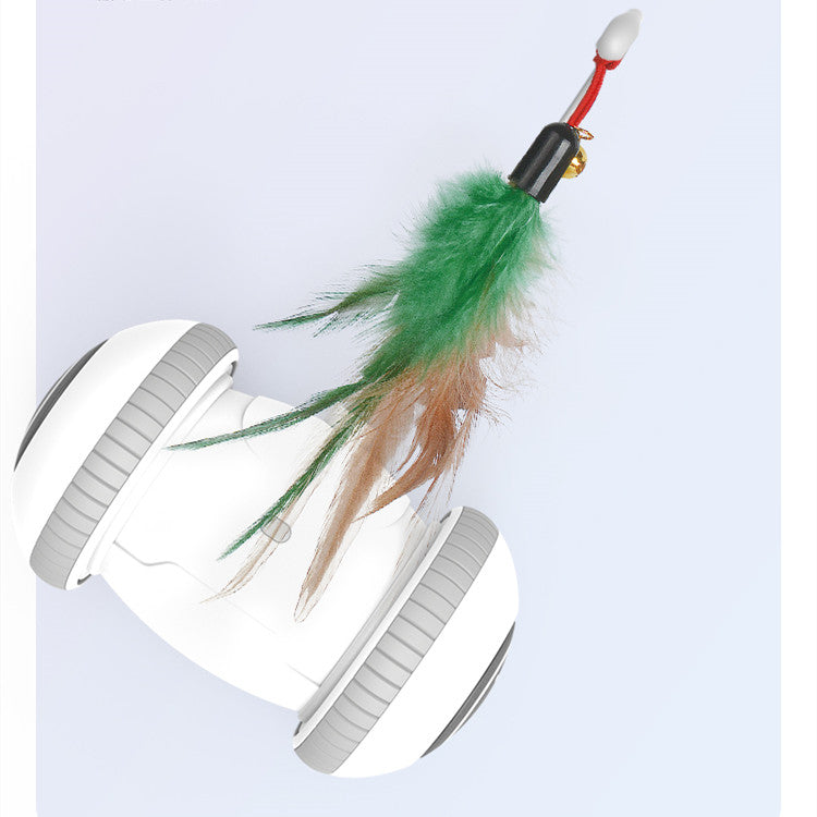 Load image into Gallery viewer, Interactive Cat Toy With Interchangeable Heads  Pet Feather Toys
