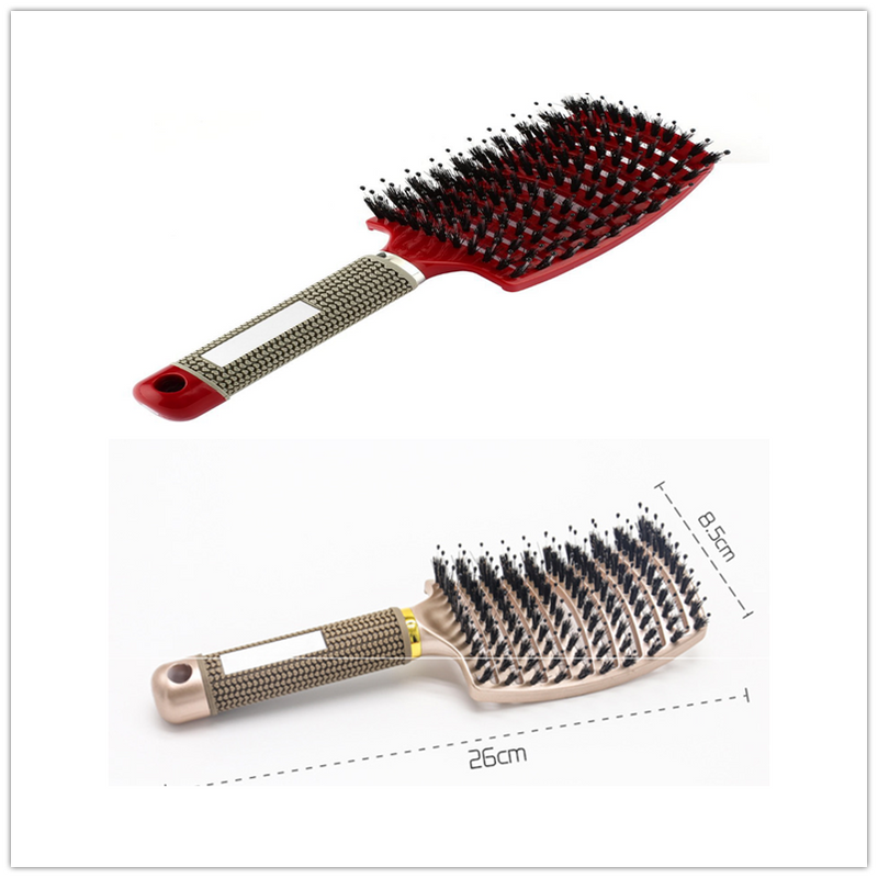 Load image into Gallery viewer, Hairbrush Anti Klit Brushy Haarborstel Women Detangler
