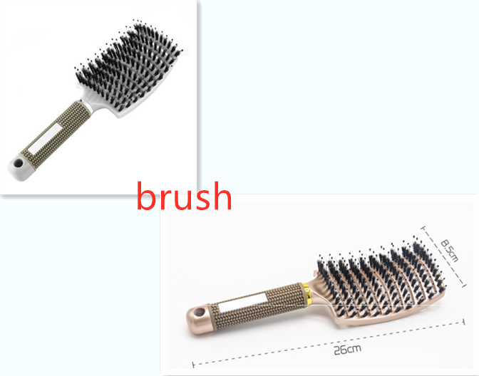 Load image into Gallery viewer, Hairbrush Anti Klit Brushy Haarborstel Women Detangler
