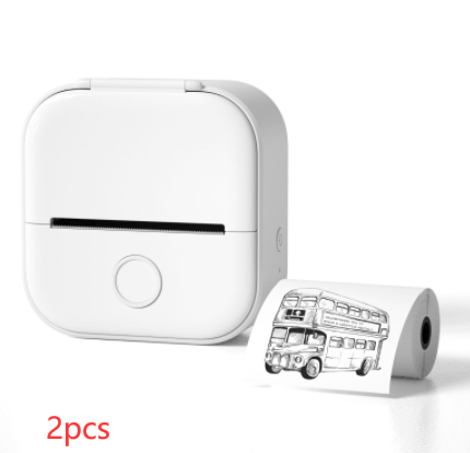 Portable Mini Thermal Label Printer Home Photo Printer