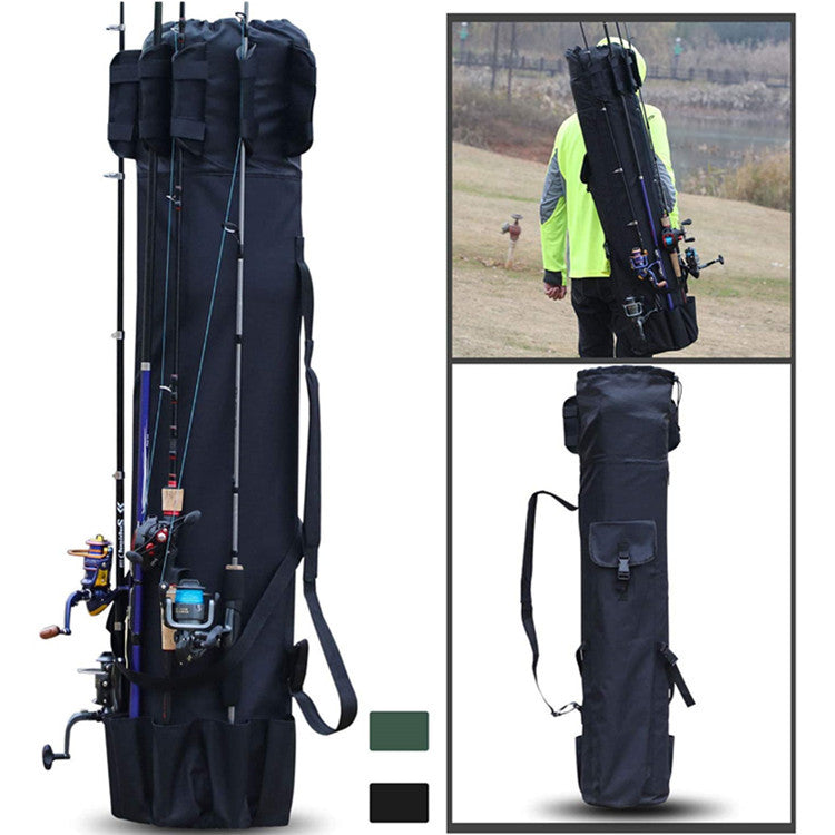 Load image into Gallery viewer, Cylinder Outdoor Fishing Bag Multifunctional Fishing Rod Bag
