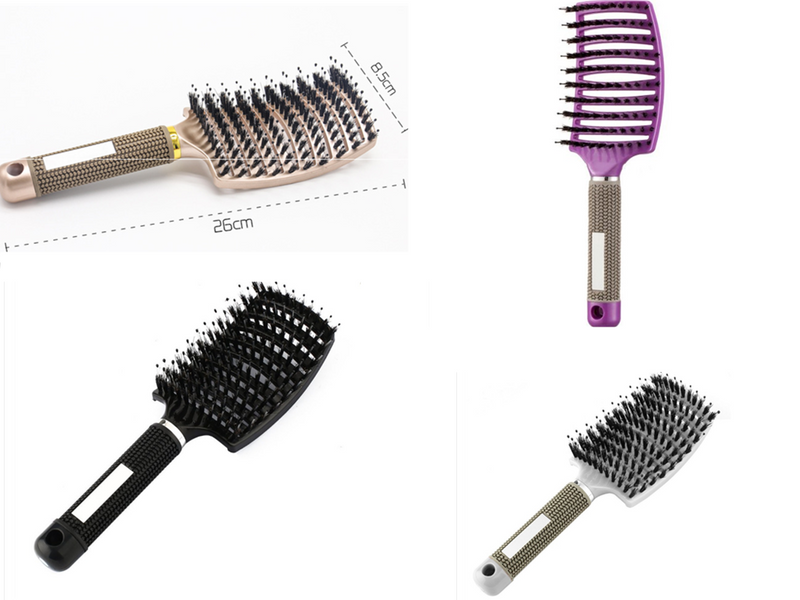 Load image into Gallery viewer, Hairbrush Anti Klit Brushy Haarborstel Women Detangler
