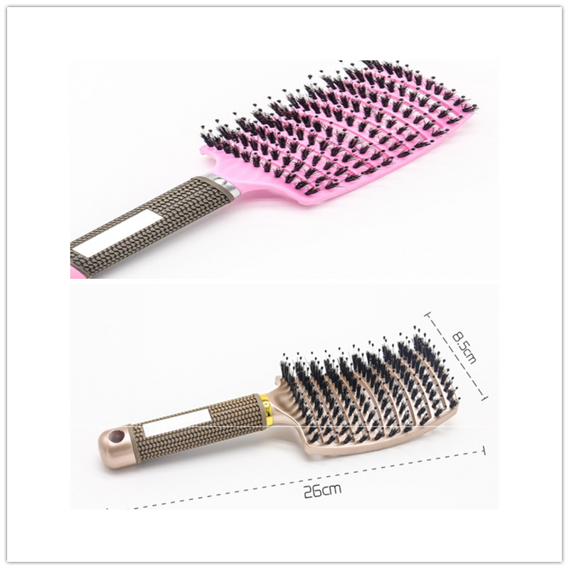 Load image into Gallery viewer, Hairbrush Anti Klit Brushy Haarborstel Women Detangler
