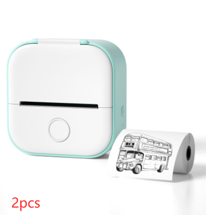 Load image into Gallery viewer, Portable Mini Thermal Label Printer Home Photo Printer
