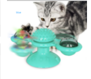 Load image into Gallery viewer, Cat Rotating Windmill Multi-Function Toys Itch Scratching Device Teeth Shining Toy
