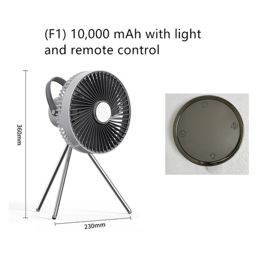 Outdoor Camping Fan Portable USB Rechargeable