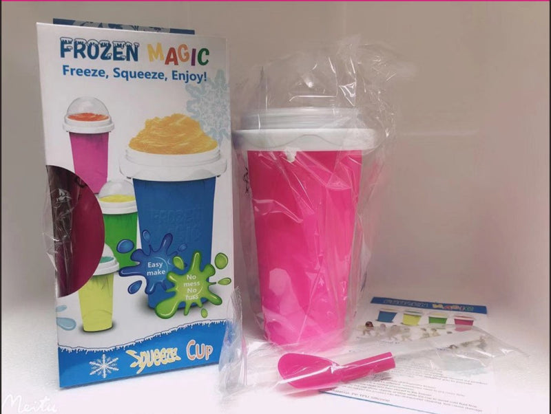 Load image into Gallery viewer, Quick-frozen Slushy Cup Smoothie Cup Ice Cream Maker
