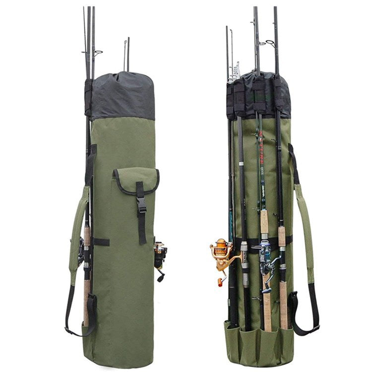 Load image into Gallery viewer, Cylinder Outdoor Fishing Bag Multifunctional Fishing Rod Bag
