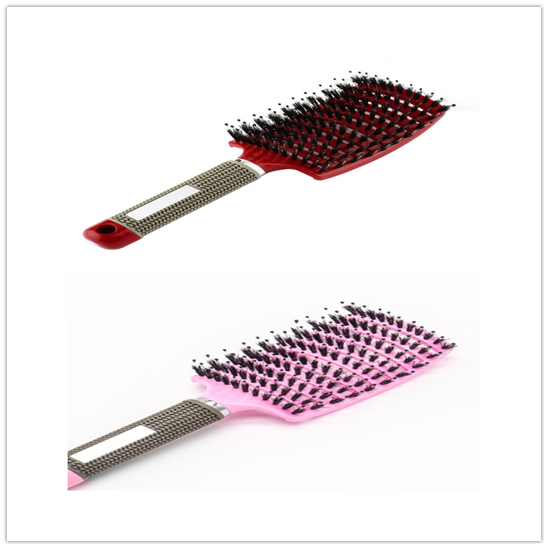 Load image into Gallery viewer, Hairbrush Anti Klit Brushy Haarborstel Women Detangler
