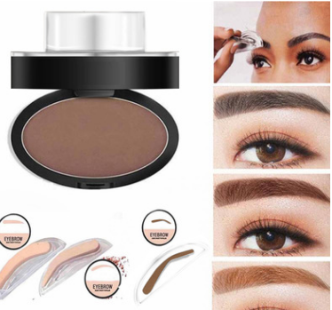 Load image into Gallery viewer, Eyebrow Powder Stamp Tint Stencil Kit Cosmetics
