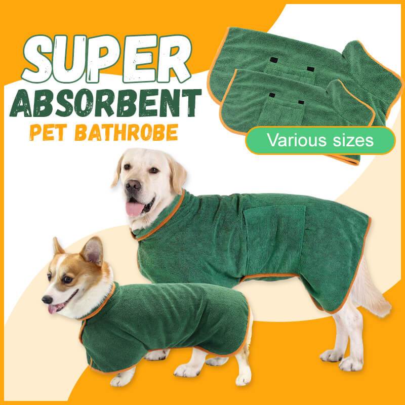 Load image into Gallery viewer, Absorbent Pet Bathrobe With Waist-wrapped Microfiber
