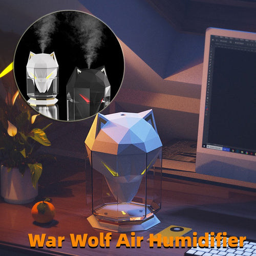 War Wolf Air Humidifier Ultrasonic Air Diffuser Colorful Lights