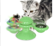 Load image into Gallery viewer, Cat Rotating Windmill Multi-Function Toys Itch Scratching Device Teeth Shining Toy
