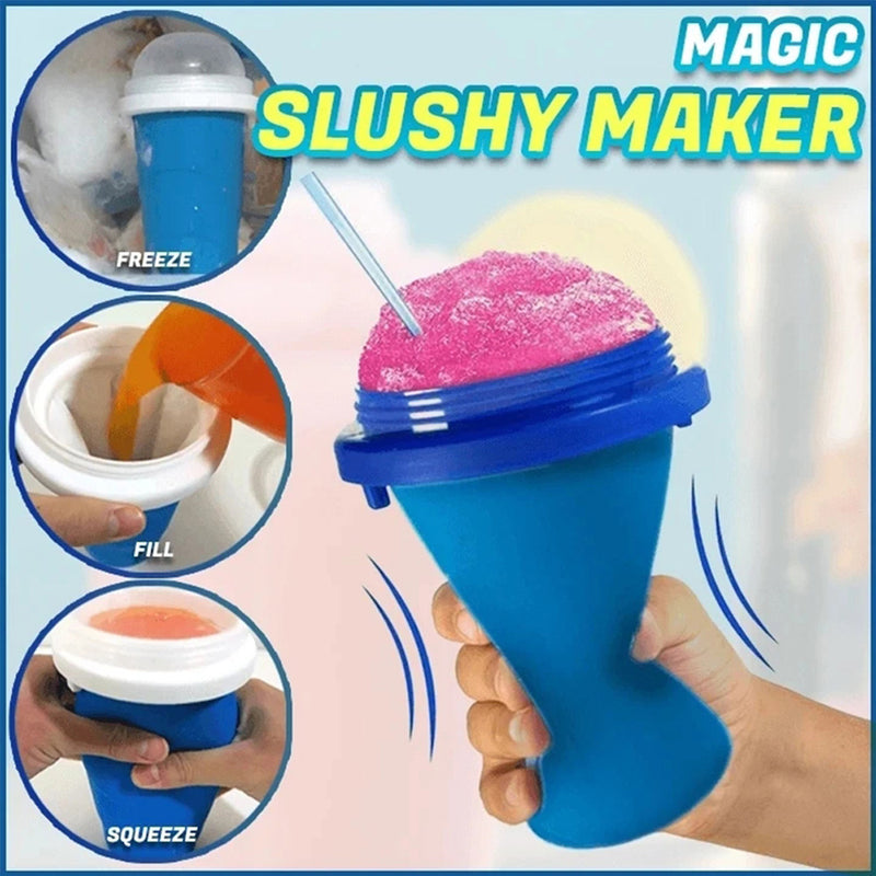 Load image into Gallery viewer, Quick-frozen Slushy Cup Smoothie Cup Ice Cream Maker
