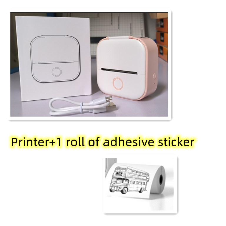 Load image into Gallery viewer, Portable Mini Thermal Label Printer Home Photo Printer
