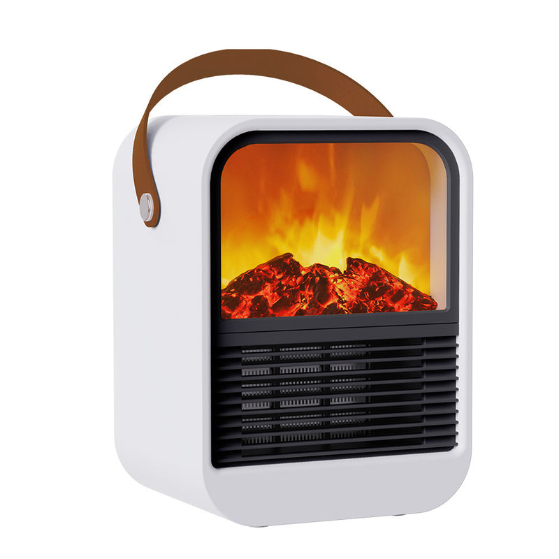 Load image into Gallery viewer, Flame Mountain Desktop Warm Air Blower Small Household Portable
