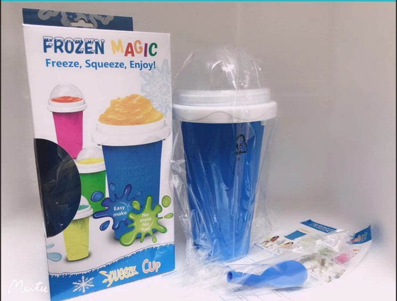 Load image into Gallery viewer, Quick-frozen Slushy Cup Smoothie Cup Ice Cream Maker
