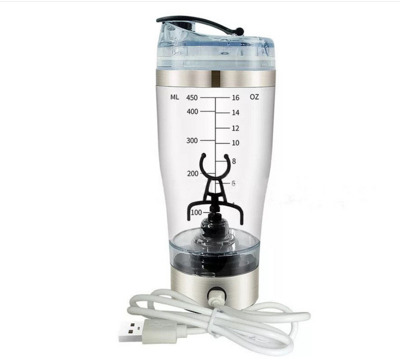 Load image into Gallery viewer, Electric Protein Shake Stirrer USB Shake Bottle Milk Coffee Blender
