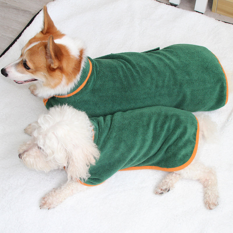 Load image into Gallery viewer, Absorbent Pet Bathrobe With Waist-wrapped Microfiber
